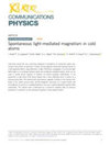 Communications Physics雜志封面